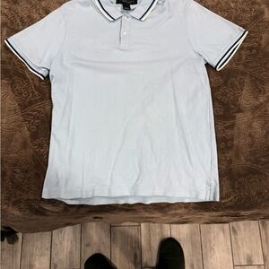 Bloomingdale's Sky Blue Polo Shirt